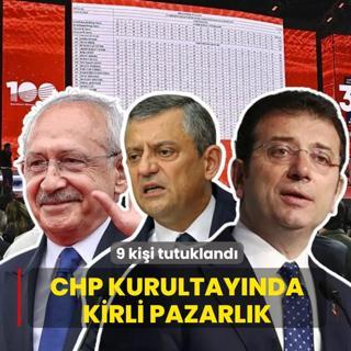 CHP kurultay�nda kirli pazarl�k! 9 ki�i tutukland�