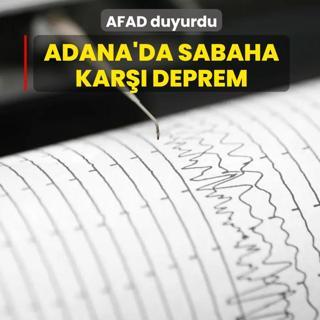 Adana'da sabaha kar�� deprem! AFAD duyurdu