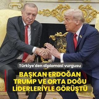Ba�kan Erdo�an Trump ve Orta Do�u liderleriyle g�r��t�! T�rkiye'den H�rm�z ve diplomasi vurgusu