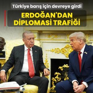 T�rkiye bar�� i�in devreye girdi... Ba�kan Erdo�an'dan yo�un diplomasi trafi�i