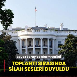 Beyaz Saray'da alarm verildi: Toplant� s�ras�nda silah sesleri duyuldu