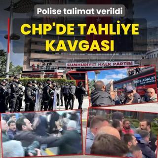 CHP'de tekme-tokatl� tahliye kavgas�! Polise talimat verildi