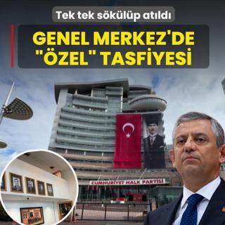 Genel Merkez'de ��zel� tasfiyesi! Tek tek s�k�l�p at�ld�