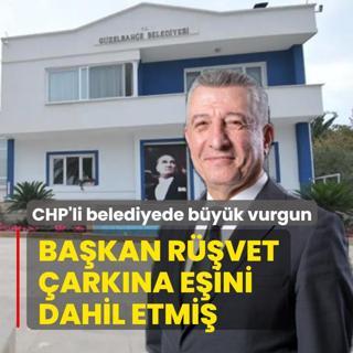 CHP'li belediyede b�y�k vurgun! Ba�kan r��vet �ark�na e�ini dahil etmi�