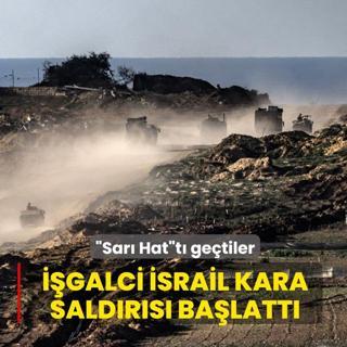 �Sar� Hat�t� ge�tiler! Soyk�r�mc� �srail kara sald�r�s� ba�latt�