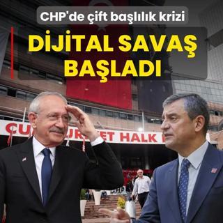 CHP'de �ift ba�l�l�k krizi! Dijital sava� ba�lad�