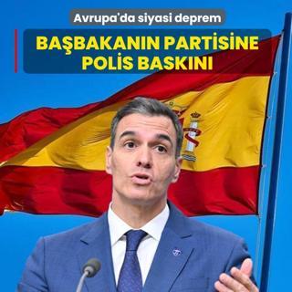 Avrupa'da siyasi deprem! Ba�bakan�n partisine polis bask�n�