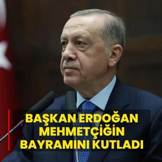 Ba�kan Erdo�an Mehmet�i�in bayram�n� kutlad�