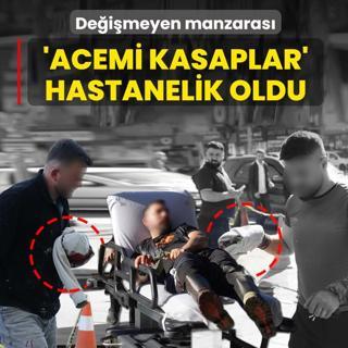 Bayram�n de�i�meyen manzaras�! 'Acemi kasaplar' hastanelik oldu