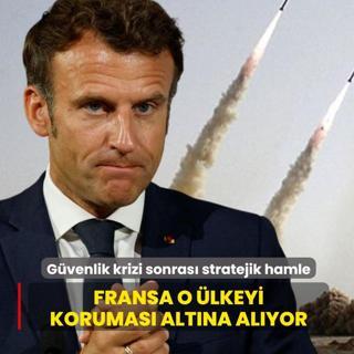G�venlik krizi sonras� stratejik hamle: Fransa o �lkeyi korumas� alt�na al�yor