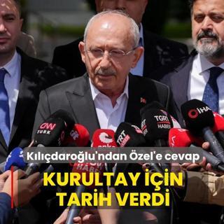 K�l��daro�lu'ndan �zel'e cevap! Kurultay i�in tarih verdi