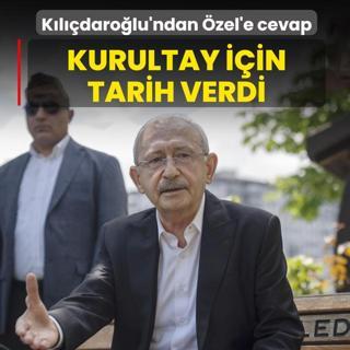 K�l��daro�lu'ndan �zel'e cevap! Kurultay i�in tarih verdi