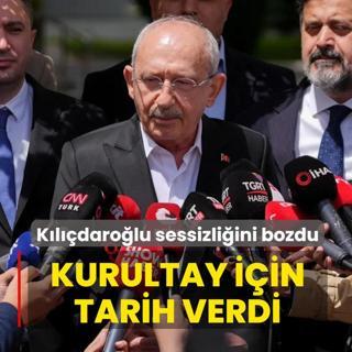 K�l��daro�lu sessizli�ini bozdu! Kurultay i�in tarih verdi