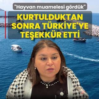 Kurtulduktan sonra T�rkiye'ye te�ekk�r etti: �srail'de hayvan muamelesi g�rd�k