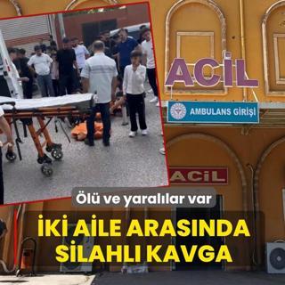 �ki aile aras�nda silahl� kavga! �l� ve yaral�lar var