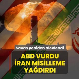 Sava� yeniden alevlendi! ABD �afakta vurdu, �ran misilleme ya�d�rd�