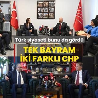 T�rk siyaseti bunu da g�rd�! Tek bayram iki farkl� CHP