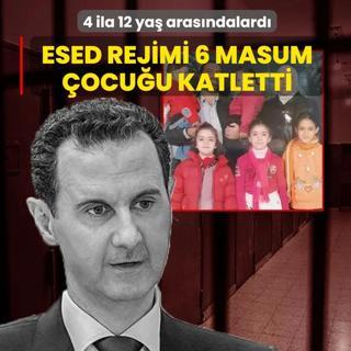 13 y�l sonra ger�ek ortaya ��kt�: Esed rejimi 6 masum �ocu�u i�kence zindanlar�nda katletti
