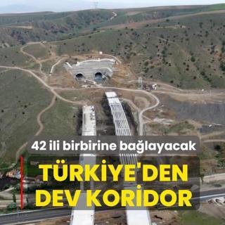 42 ili birbirine ba�layacak... T�rkiye'den dev koridor