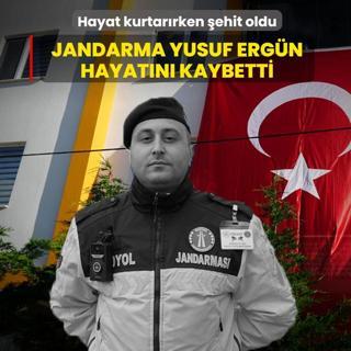 Hayat kurtar�rken �ehit oldu: Jandarma Yusuf Erg�n hayat�n� kaybetti