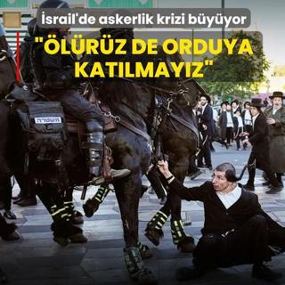 �srail'de askerlik krizi b�y�yor: Haredi protestolar� t�m �lkeye yay�ld�