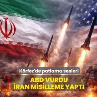 K�rfez'de patlama sesleri y�kseliyor! ABD vurdu, �ran misilleme yapt�