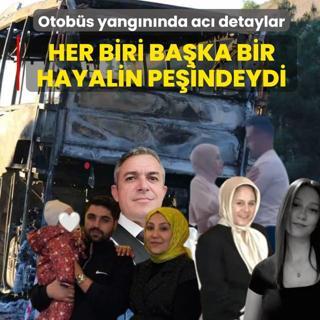 Otob�s yang�n�nda y�rek yakan detaylar! Her biri ba�ka bir hayalin pe�indeydi