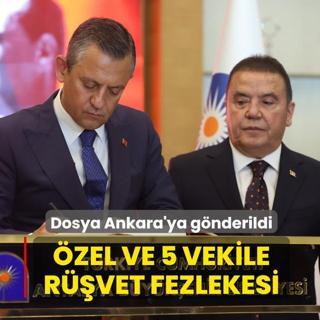 Dosya Ankara'ya g�nderildi! �zg�r �zel ve 5 vekile r��vet fezlekesi