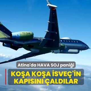 Atina'da HAVA SOJ pani�i... Ko�a ko�a �sve�'in kap�s�n� �ald�lar