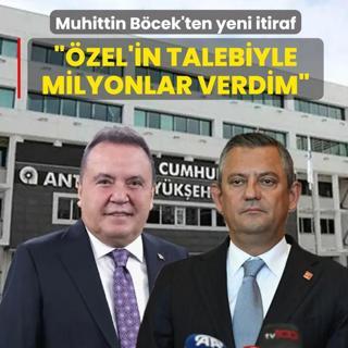 Muhittin B�cek'ten yeni ve kapsaml� ifade: �zel'in talebiyle milyonlarca lira verdim