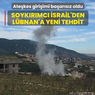 Ate�kes giri�imi ba�ar�s�z oldu! Soyk�r�mc� �srail'den L�bnan'a yeni tehdit