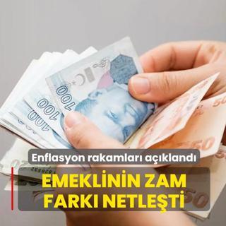 Enflasyon rakamlar� a��kland�! Emeklinin zam fark� netle�ti