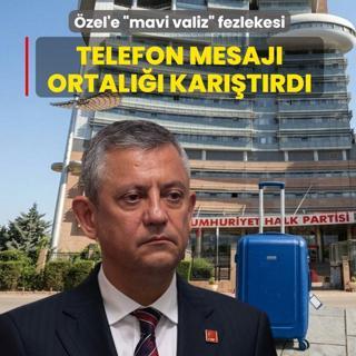 �zel'e �mavi valiz� fezlekesi! Telefon mesaj� ortal��� kar��t�rd�