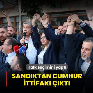 Halk se�imini yapt�: Sand�ktan Cumhur �ttifak� ��kt�