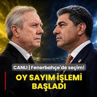 CANLI | Fenerbah�e'de se�im! Oy say�m i�lemi ba�lad�