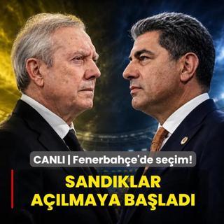 CANLI | Fenerbah�e'de se�im! Oy say�m i�lemi ba�lad�
