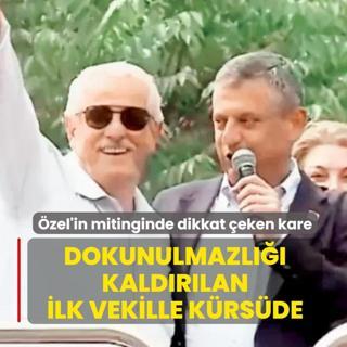Dokunulmazl��� kald�r�lan ilk vekille k�rs�de