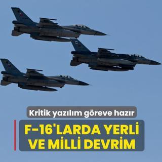 F-16'larda yerli ve milli devrim... Kritik yaz�l�m g�reve haz�r