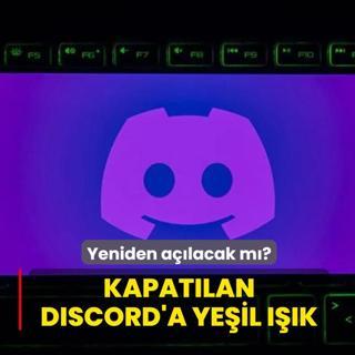 Kapat�lan Discord'a ye�il ���k