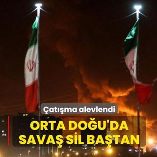 �at��ma alevlendi! Orta Do�u'da sava� sil ba�tan: �srail'den �ran'a balistik f�zeli sald�r�