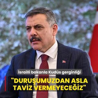 �srailli bakanla Kud�s gerginli�i... Bakan �ift�i: Duru�umuzdan asla taviz vermeyece�iz
