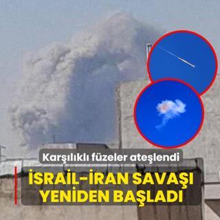 Kar��l�kl� f�zeler ate�lendi! �srail-�ran sava�� yeniden ba�lad�