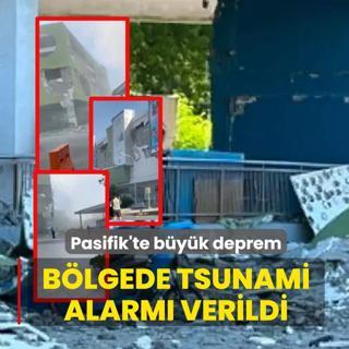 Pasifik'te b�y�k deprem! 7,8'lik sars�nt� sonras� tsunami alarm�