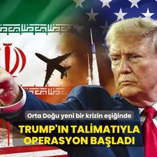 Trump'�n talimat�yla operasyon ba�lad�! �ran'�n farkl� b�lgelerinde patlama sesleri