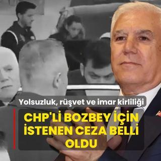 Yolsuzluk, r��vet ve imar kirlili�i... CHP'li Bozbey i�in istenen ceza belli oldu