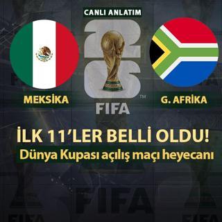 Nefesler tutuldu! 2026 D�nya Kupas� ba�l�yor