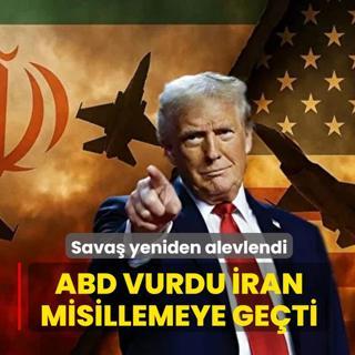 Sava� yeniden alevlendi! ABD vurdu, �ran misillemeye ge�ti