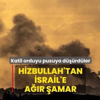 Hizbullah'tan �srail'e a��r �amar! Katil orduyu pusuya d���rd�ler
