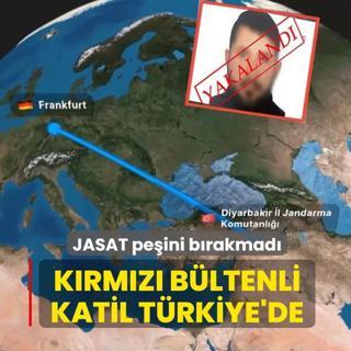 JASAT pe�ini b�rakmad�! K�rm�z� b�ltenli katil T�rkiye'de