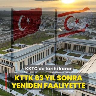 KKTC'de tarihi karar! KTTK 63 y�l sonra yeniden faaliyette